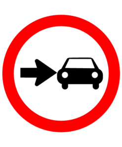 Letrero vial y de tránsito Letrero Tránsito Reglamentaria Distancia Mínima entre Vehículos fabricado por Letreros Caperuso.