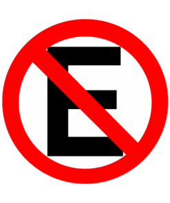 Letrero vial y de tránsito Letrero Tránsito Reglamentaria No Estacionar fabricado por Letreros Caperuso.