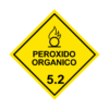 Letrero Sustancias Peligrosas Peróxido Orgánico 5.2