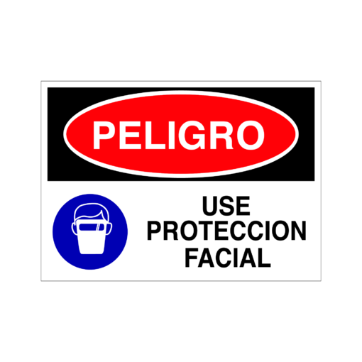 Letrero de Peligro Use Mascara