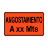 Letrero de Obras Proximidad de Angostamiento a Mts (ITD-2)