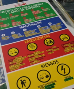 Proyecto de señalética y gráfica visual fabricado por Letreros Caperuso