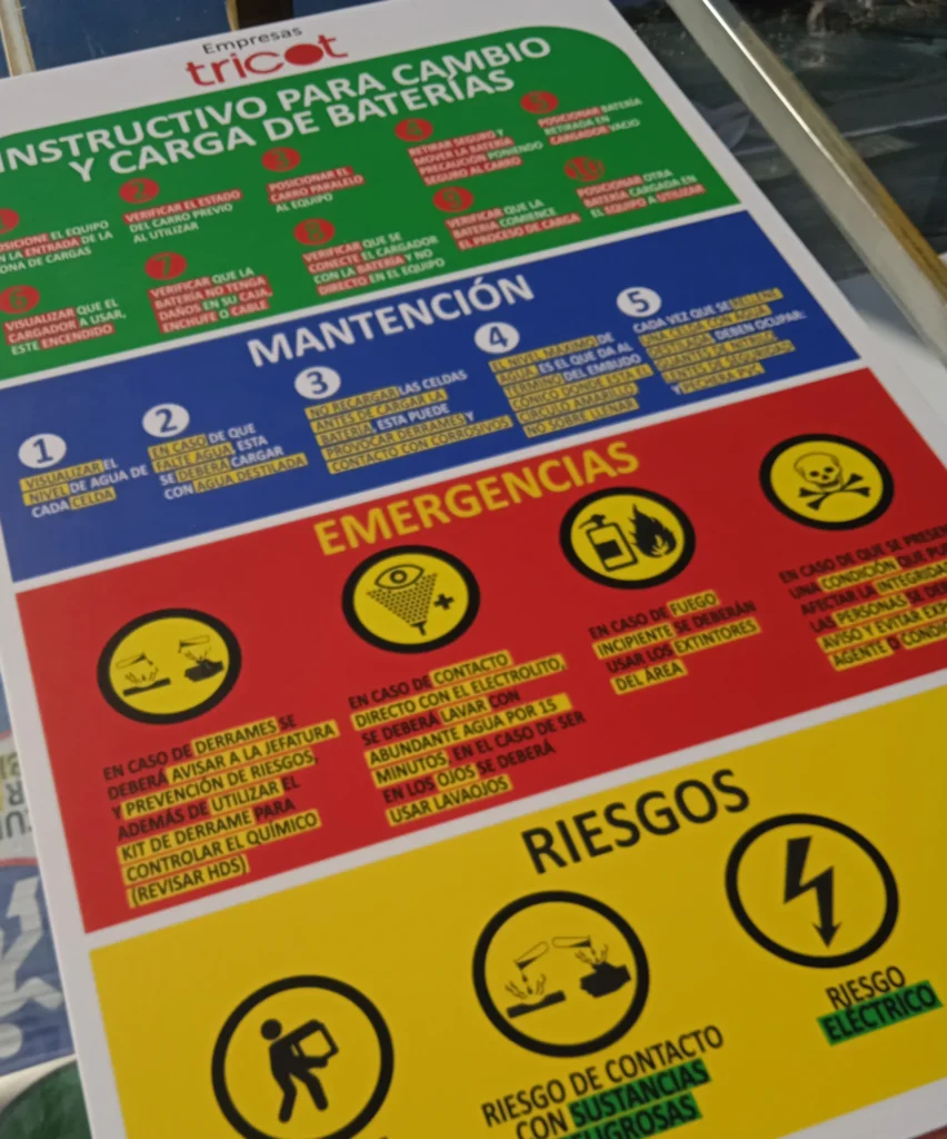 LETRERO INFORMATIVO TRICOT - Letreros Caperuso