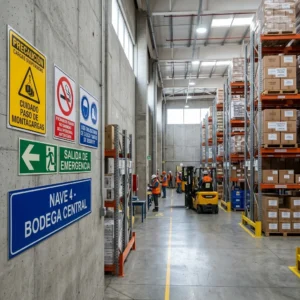 ¿Qué significan los colores en los letreros de seguridad industrial? (NCh 1411) en Santiago de Chile
