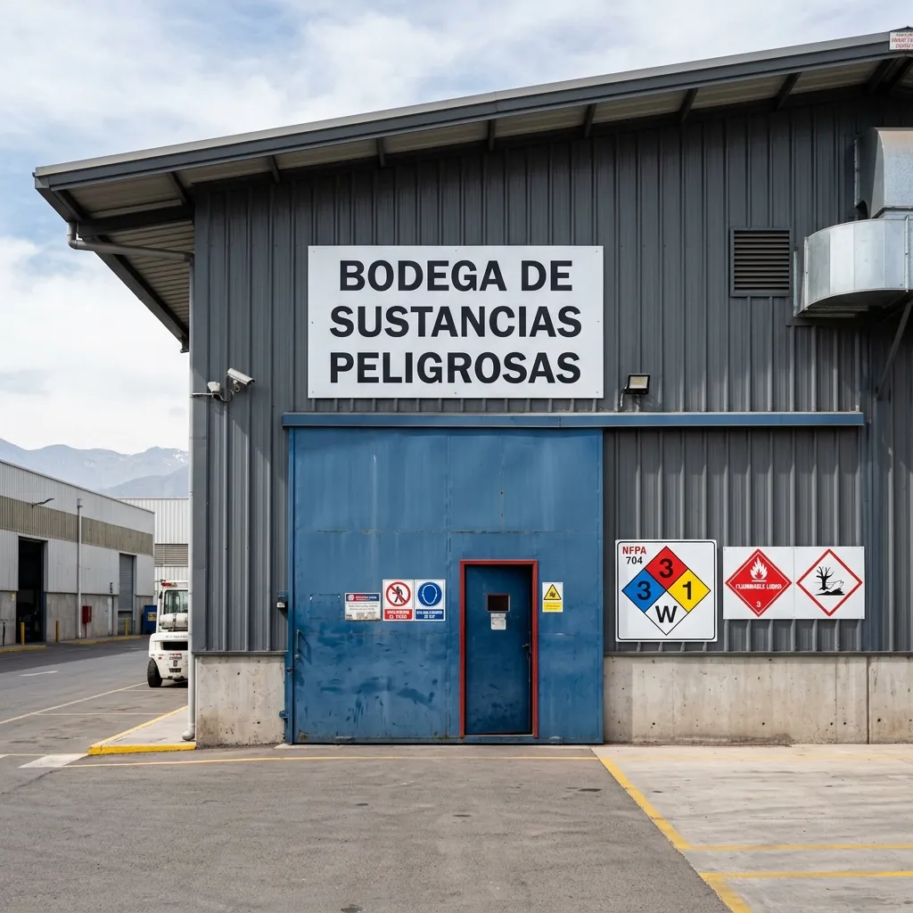Señalética DS 43 y Bodega de Sustancias Peligrosas en Santiago de Chile
