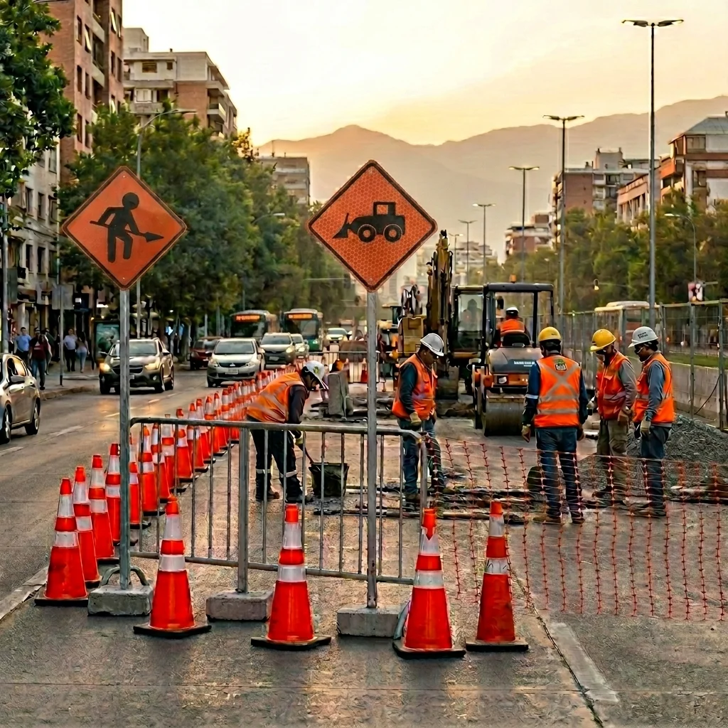 señalética de obras y construcción en Chile
