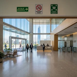 Letrero - Señalética de seguridad obligatoria para locales comerciales y oficinas en Santiago fabricado por Letreros Caperuso