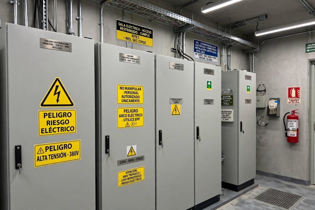 Letreros de Identificación de Riesgo Eléctrico: Cumpliendo el Reglamento de Instalaciones Eléctricas (RITE) 2023