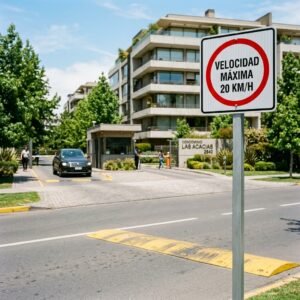 Señalética de tránsito para condominios y estacionamientos privados en Chile - Letreros Caperuso